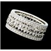 Image 1 : 1.35 ctw Diamond Ring - 14KT White Gold