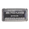 1 oz .999 Pure Platinum Bar