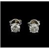 14KT White Gold 1.31 ctw Diamond Stud Earrings