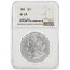Image 1 : 1888 NGC MS63 Morgan Silver Dollar