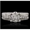 14KT White Gold 1.87 ctw Diamond Ring