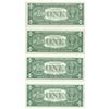 Image 2 : 1957 $1 AU/Unc Silver Certificate Currency Lot of 4