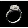 Image 4 : 1.20 ctw Diamond Ring - 14KT White Gold