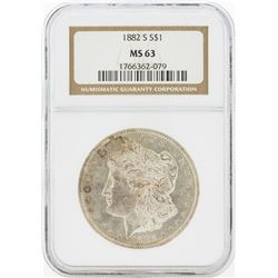 1882-S MS63 NGC Morgan Silver Dollar