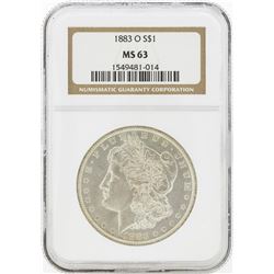 1883-O MS63 NGC Morgan Silver Dollar