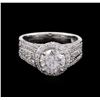 Image 2 : 2.84 ctw Diamond Ring - 14KT White Gold