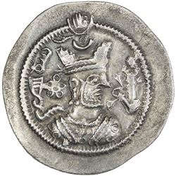 SASANIAN KINGDOM: Zamasp, 497-499, AR drachm (3.84g), MY (Mishan), year 2. VF-EF