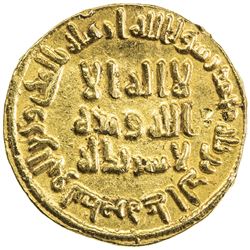 UMAYYAD: 'Abd al-Malik, 685-705, AV dinar (4.26g), NM (Dimashq), AH79. EF