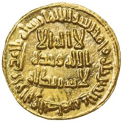 UMAYYAD: al-Walid I, 705-715, AV dinar (4.25g), NM (Dimashq), AH94. UNC