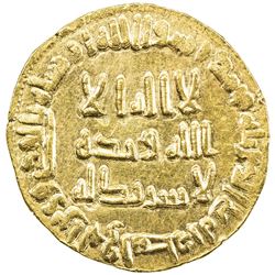 UMAYYAD: al-Walid I, 705-715, AV dinar (4.20g), NM (Dimashq), AH95. EF