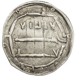 ABBASID: al-Hadi, 785-786, AR dirham (2.60g), al-'Abbasiya, AH170. VF