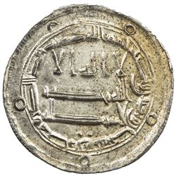 ABBASID: al-Rashid, 786-809, AR dirham (2.88g), Arran, AH188. EF