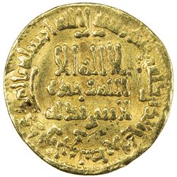 ABBASID: al-Ma'mun, 810-833, AV dinar (4.19g), NM (Egypt), AH196. VF
