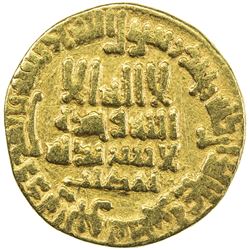 ABBASID: al-Ma'mun, 810-833, AV dinar (4.19g), Misr, AH199. F-VF