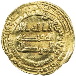 ABBASID: al-Musta'in, 862-866, AV dinar (4.10g), al-Muhammadiya, AH248. VF