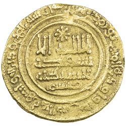 UMAYYAD OF SPAIN: 'Abd al-Rahman III, 912-961, AV dinar (3.98g), al-Andalus, AH331. VF