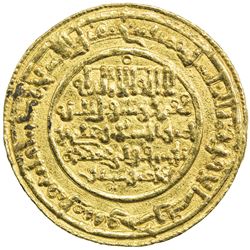 ALMORAVID: 'Ali, 1106-1142, AV dinar (4.16g), Marrakesh, AH526. EF