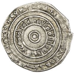 FATIMID: al-'Aziz, 975-996, AR 1/2 dirham (1.41g), al-Mansuriya, AH367. VF