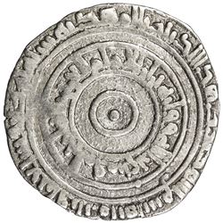 FATIMID: al-'Aziz, 975-996, AR 1/2 dirham (1.38g), al-Mahdiya, AH374. VF
