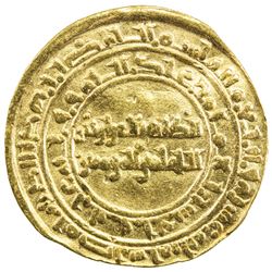 FATIMID: al-Zahir, 1021-1036, AV dinar (3.94g), Misr, AH413. VF