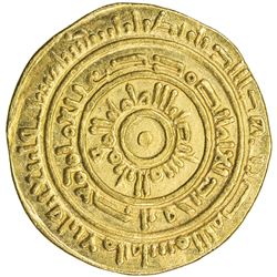 FATIMID: al-Mustansir, 1036-1094, AV dinar (3.83g), Tarabulus, AH446. EF-AU