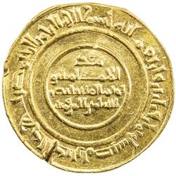FATIMID: al-Mustansir, 1036-1094, AV dinar (4.17g), Misr, AH438. EF-AU