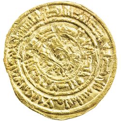 FATIMID: al-Mustansir, 1036-1094, AV dinar (3.36g), Tarabulus, AH441. F-VF