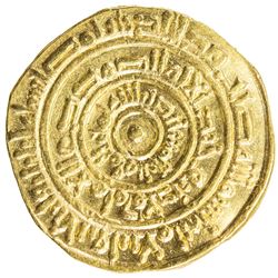 FATIMID: al-Mustansir, 1036-1094, AV dinar (3.92g), Misr, AH442. EF