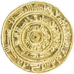 FATIMID: al-Mustansir, 1036-1094, AV dinar (4.22g), Misr, AH444. AU