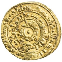 FATIMID: al-Mustansir, 1036-1094, AV dinar (4.07g), Dimashq, AH451. VF-EF