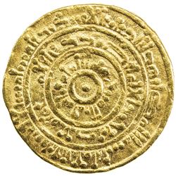 FATIMID: al-Mustansir, 1036-1094, AV dinar (4.15g), al-Iskandariya, AH467. F