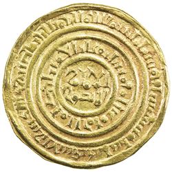 FATIMID: al-Amir al-Mansur, 1101-1130, AV dinar (3.78g), al-Iskandariya, AH519. EF