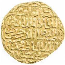 BAHRI MAMLUK: Hasan, first reign, 1347-1351, AV dinar (6.36g), al-Qahira, AH750. UNC