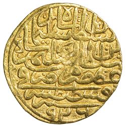 OTTOMAN EMPIRE: Suleyman I, 1520-1566, AV sultani (3.47g), Kostantiniye, AH926. VF