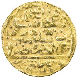 OTTOMAN EMPIRE: Suleyman I, 1520-1566, AV sultani (3.42g), Misr, AH926. VF