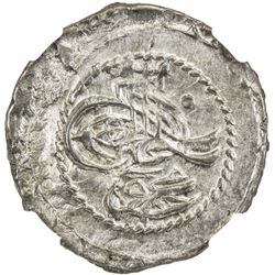 TRIPOLI: Mahmud II, 1808-1839, BI 10 para (4.36g), Tarabulus Gharb, AH1223 year 10. NGC MS63