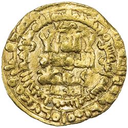 GHAZNAVID: Mahmud, 999-1030, AV dinar (4.09g), Nishapur, AH412. VF