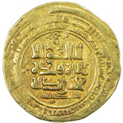 GHAZNAVID: Mahmud, 999-1030, AV dinar (4.18g), Ghazna, AH415. VF
