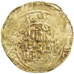 GREAT MONGOLS: Anonymous, ca. 1220s-1230s, AV dinar (4.63g), Badakhshan, ND. VF