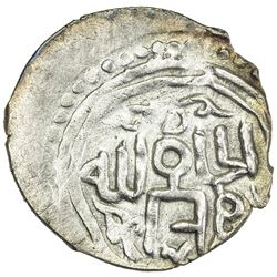 GOLDEN HORDE: Mangu Timur, 1267-1280, AR dirham (1.36g), Bulghar, AH671. EF