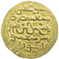 ILKHAN: Arghun, 1284-1291, AV dinar (6.25g), Madinat Tabriz, AH6xx. EF