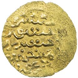 ILKHAN: Arghun, 1284-1291, AV dinar (1.84g), MM, DM. VF
