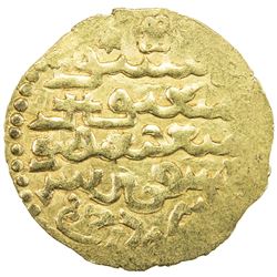 ILKHAN: Gaykhatu, 1291-1295, AV dinar (3.31g), uncertain mint, DM. EF