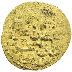 ILKHAN: Ghazan Mahmud, 1295-1304, AV dinar (3.85g) (Tabriz), DM. EF