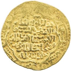 ILKHAN: Uljaytu, 1304-1316, AV dinar (4.51g), Baghdad, AH714. VF