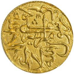 BARAKZAI: Sher 'Ali, 1863-1879, AV tilla, Kabul, AH1294. ANACS MS63