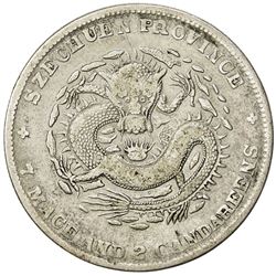SZECHUAN: Kuang Hsu, 1875-1908, AR dollar (26.14g), ND (1901-1908). VF