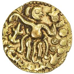 CEYLON (MEDIEVAL): Anonymous, 10th-11th century, AV kahavanu (4.36g). EF