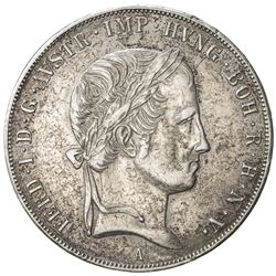 AUSTRIA: Ferdinand I, 1835-1848, AR thaler, Vienna, 1847-A. EF