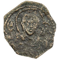 BARI: Roger II, king, 1130-1154, AE follaro (1.04g), Bari, AH534. F-VF